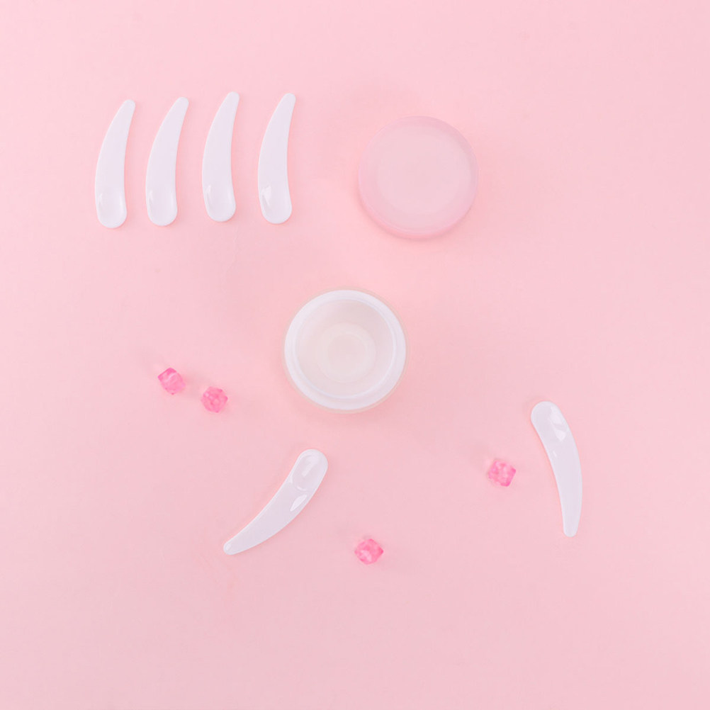 Beauty Makeup Cream - ช้อนตักมาส์กหน้า 300 ชิ้น อุปกรณ์ใช้งานได้จริง ทนทาน สำหรับครีมบำรุงผิวหน้า