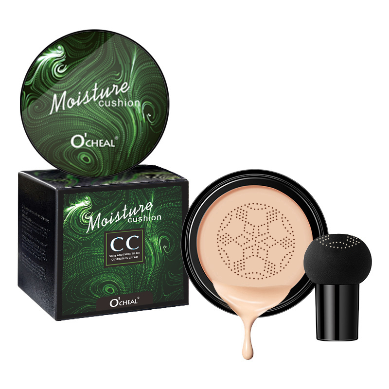 Beauty Makeup Blender - Ocheal BB CC ครีมขนาดกะทัดรัดคอนซีลเลอร์ครีมเครื่องสำอางค์ Face แต่งหน้าหัวเห็ดพัฟ