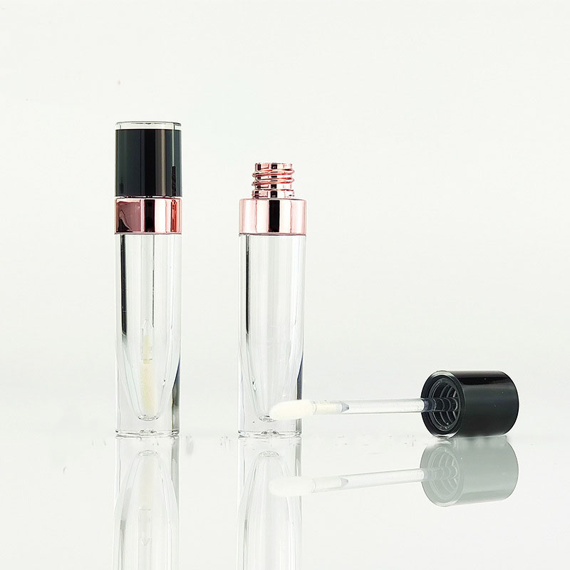 Beauty Rose Makeup - 50PCS 5ML ล้างขวดลิปกลอส,Rose Gold COLLAR DIY