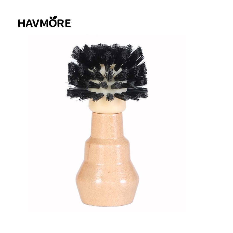 Blush Brush Kabuki - Professional ขายร้อน Espresso แปรง Brewing หัวกาแฟแปรงทําความสะอาดไม้ขนาดเล็ก