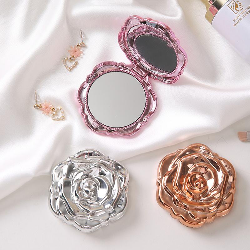 แบบพกพามินิกระจก Retro Rose ดอ - Beauty Rose Makeup บทวิจารณ์และราคา