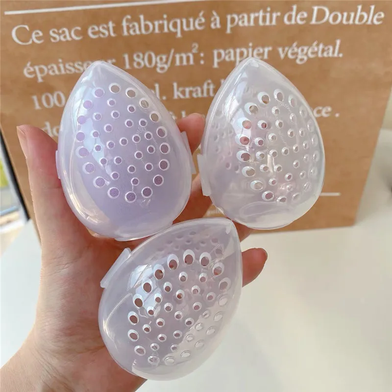 แบบพกพาแต่งหน้าฟองน้ํากล่องเก็ - Beauty Makeup Egg บทวิจารณ์และราคา