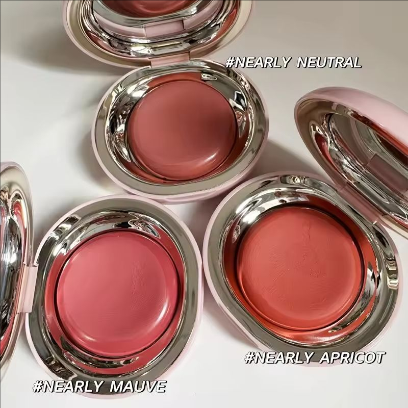บลัชออนเนื้อครีมสีชมพูอมม่วง H - Beauty Rose Makeup บทวิจารณ์และราคา