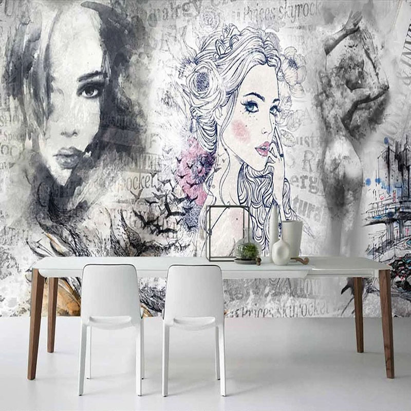 ภาพจิตรกรรมฝาผนัง 3 มิติ แบบกำ - Makeup Beauty House บทวิจารณ์และราคา