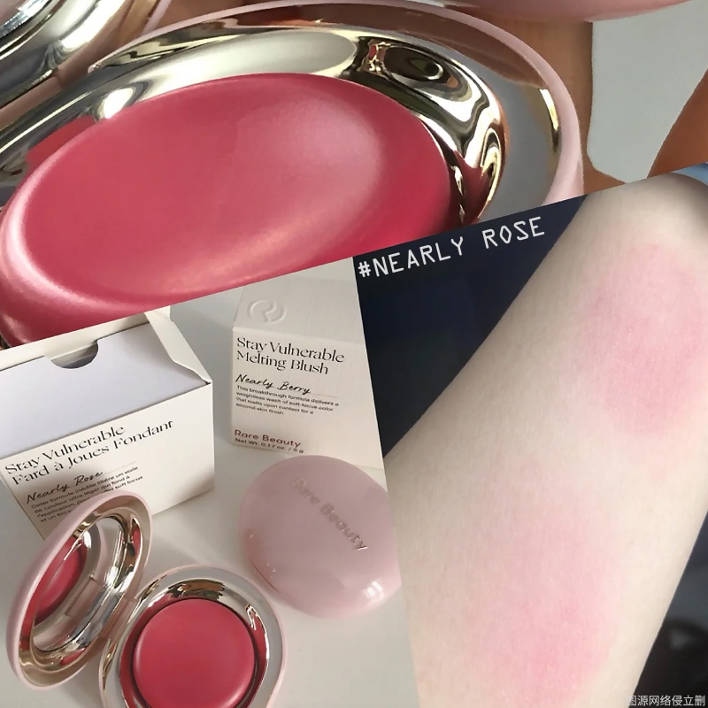 Rare Beauty บลัชออนสีชมพูอมม่ว - Beauty Rose Makeup บทวิจารณ์และราคา