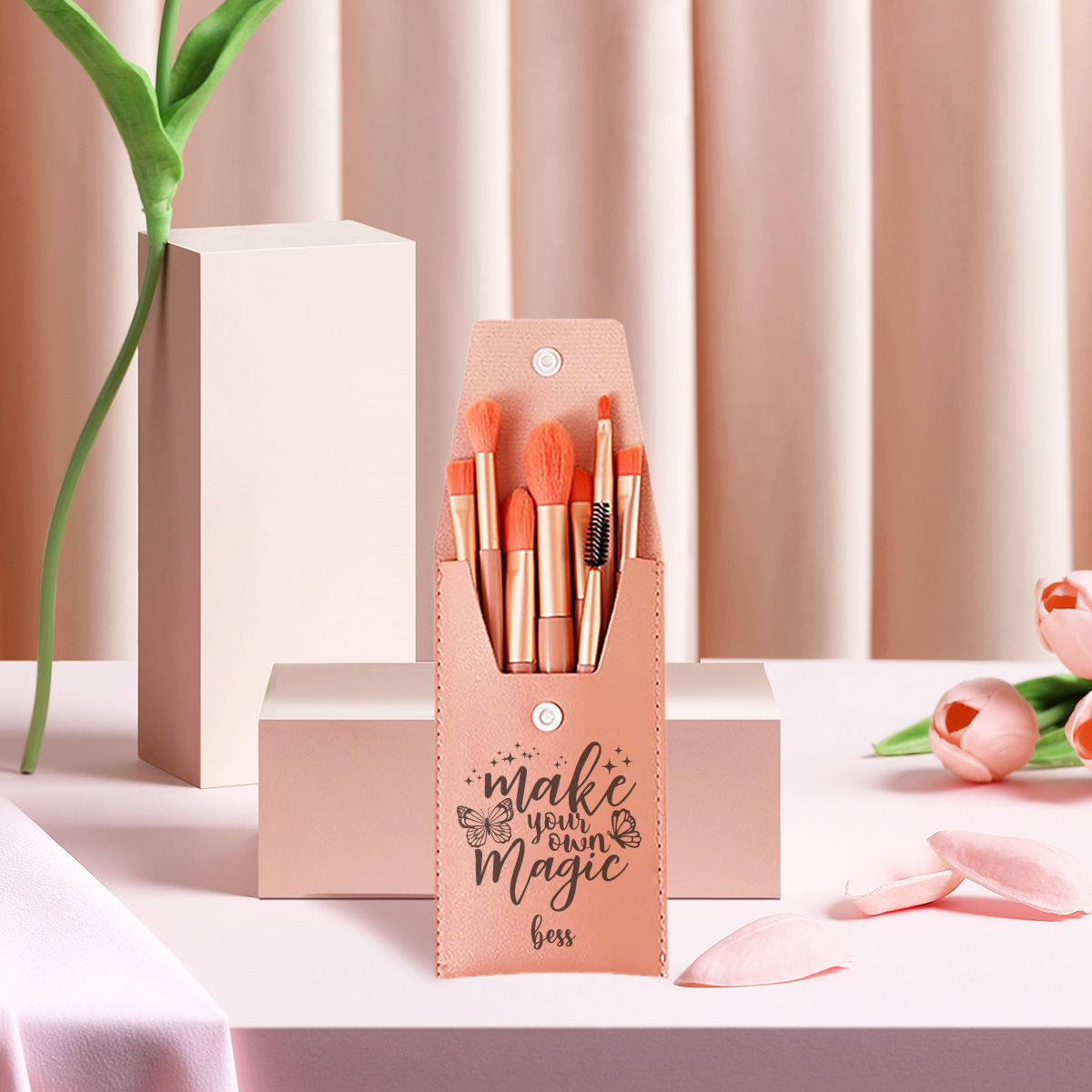 แปรงแต่งหน้าแบบกำหนดชื่อได้ 1  - Makeup Beauty House บทวิจารณ์และราคา