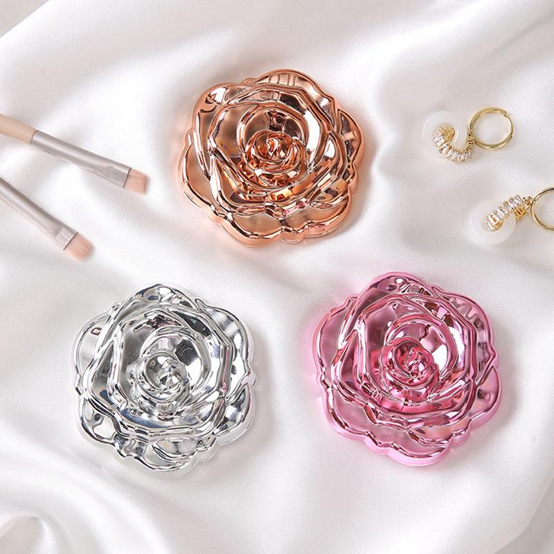 กระจกพกพาแบบพับได้ลายดอกกุหลาบ - Beauty Rose Makeup บทวิจารณ์และราคา