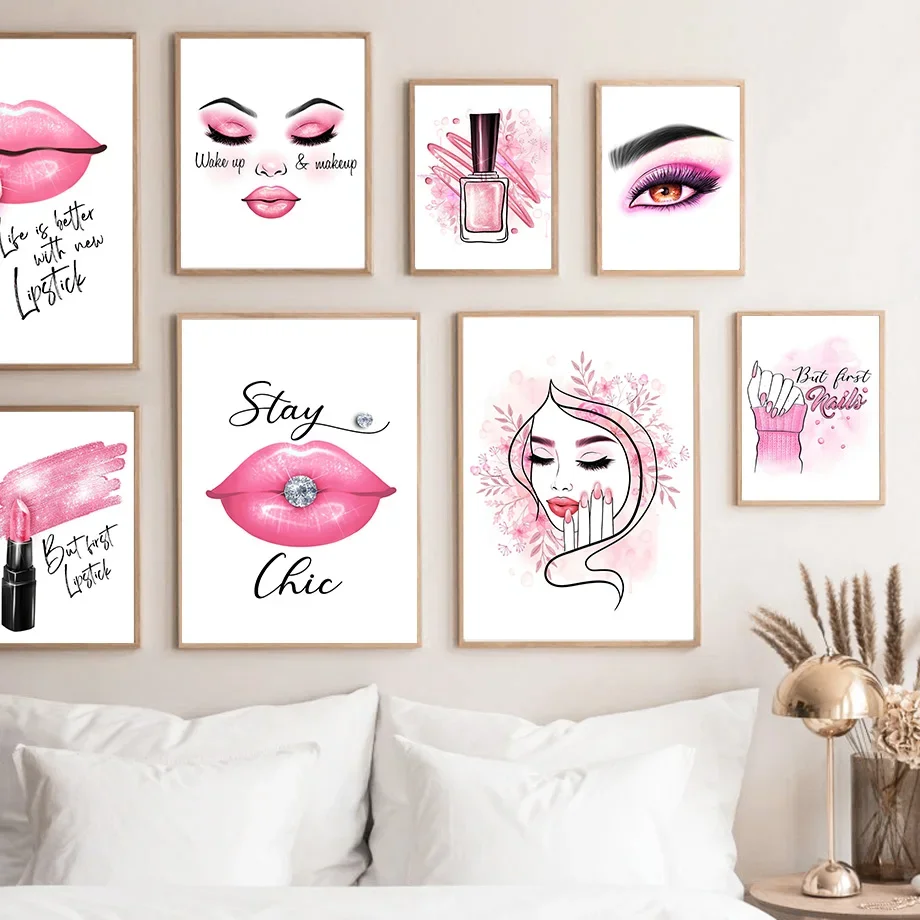 (ภาพวาดบนผ้าใบ 2D) ภาพวาดบนผ้า - J Beauty Makeup บทวิจารณ์และราคา