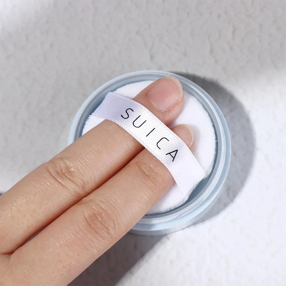 ขวดโหลแป้งฝุ่นสีขาวฝาปิดภาชนะบ - Beauty Makeup Blender บทวิจารณ์และราคา