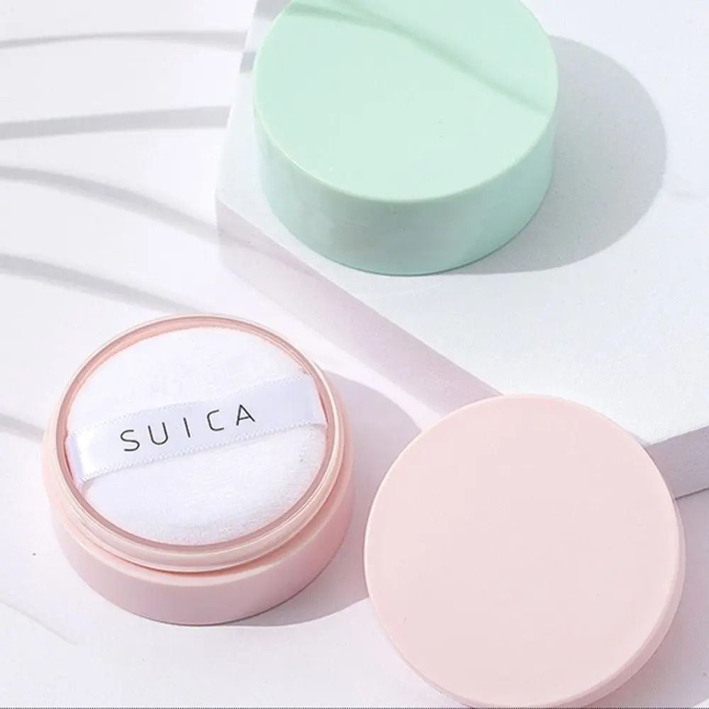 ขวดโหลแป้งฝุ่นสีขาวฝาปิดภาชนะบ - Beauty Makeup Blender บทวิจารณ์และราคา